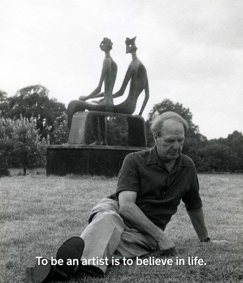 Nowart_la's tweet photo. As a full-service public art consulting firm, we are dedicated to bringing life-affirming art to everyone. Like Moore, we believe that being an artist is about embracing the essence of life itself. 👑 Henry Moore's 'King and Queen' (1952-3) @henrymooresg @HauserWirth https://t.co/hUHqzZ5TtO