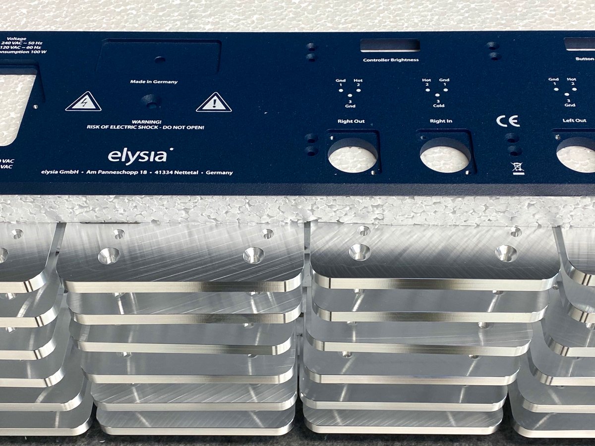 elysia.audio (@elysia_audio) on Twitter photo Is this the currency of the future? It’s precious in any way! These thick plates are of course milled under our own roof. Our flagship mastering compressor is the peak of our imagination of a sophisticated designed product in the pro audio world. #alphacompressor Is this the currency of the future? It’s precious in any way! These thick plates are of course milled under our own roof. Our flagship mastering compressor is the peak of our imagination of a sophisticated designed product in the pro audio world. #alphacompressor