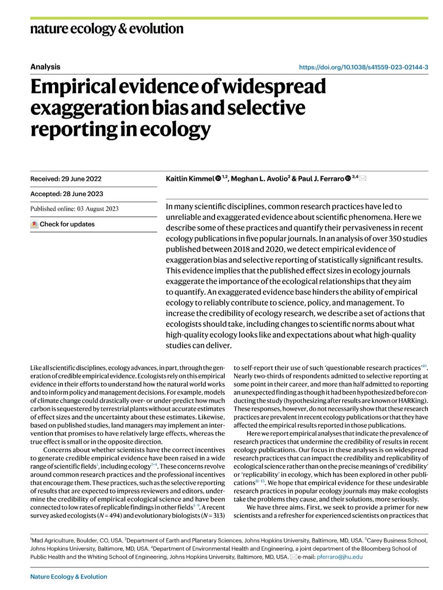 O eres científico o eres activista. Las dos cosas a la vez no se puede, por que tus prejuicios se antepondrán a tus resultados. Por fin Nature se ha dado cuenta de por qué reputados científicos la cagan cuando se ponen la camiseta de Greenpeace.