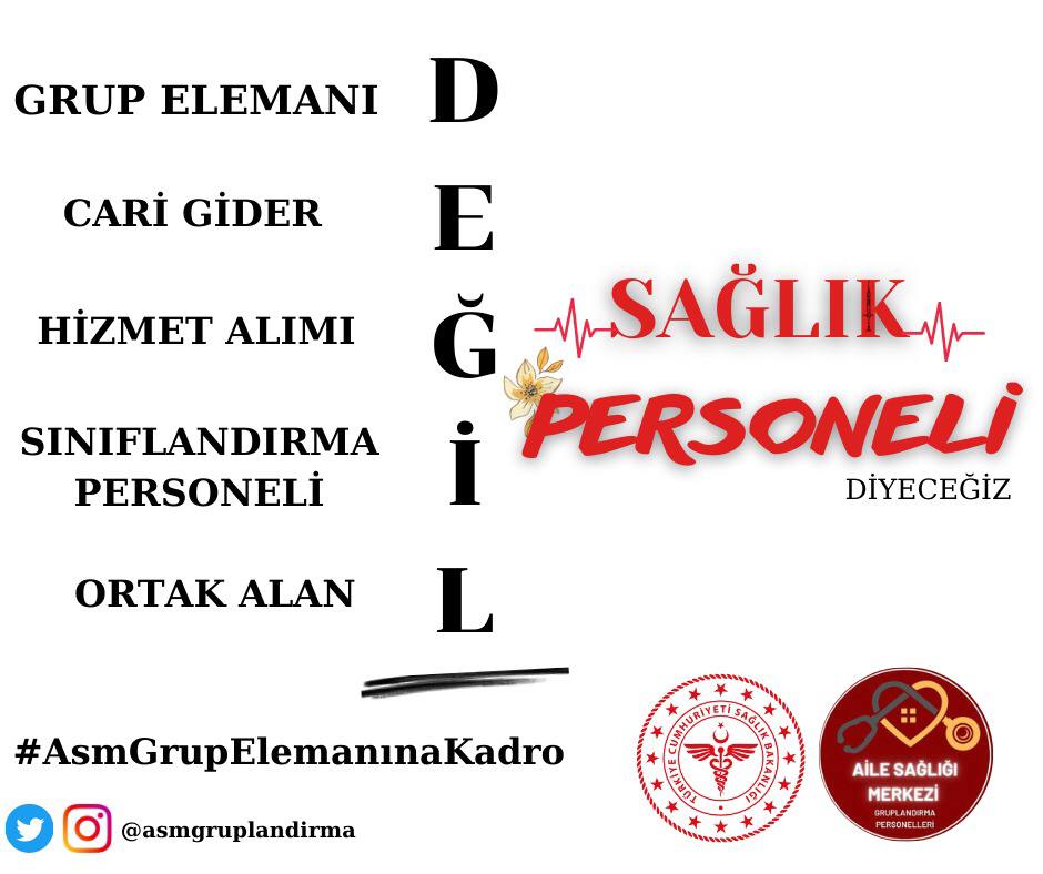 Meryemkrts9744's tweet photo. @TtbAhk Aile sağlığı merkezine tedavi olmak için girdiniz, size enjeksiyon yapan, kan alan, pansuman yapan hemşire KADROSUZ❗ Giriş işlemlerinizi gerçekleştiren tıbbi sekreter KADROSUZ❗Temizlikten sorumlu temizlik personeli KADROSUZ❗ 

#AsmGrupBakanlikBünyesine https://t.co/jBPhv5FFEI