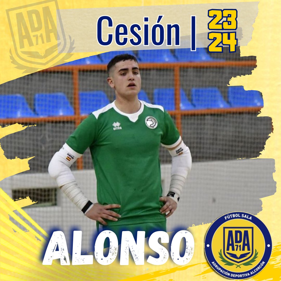 🆕 CESIÓN 🆕💛

El joven portero internacional sub-19, llega cedido desde <a href="/AcademiaInterFS/">La Academia Movistar Inter F.S.</a> 

<a href="/Alonso1_1_/">Alonso mansan</a> : Estoy muy contento de formar parte del club en un nuevo grupo de liga, lucharemos para poder conseguir objetivos. Agradecer la confianza  y a disfrutar.

#123alcorcón