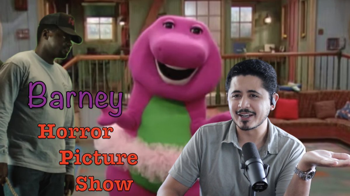 HubOnHollywood's tweet photo. (Podcast Clip) Are you ready for a #Barney indie horror film? @HubOnHollywood @JamesRojasNews @JBlancoNewsie 

📺 https://t.co/IzBIZH6Dv8 https://t.co/9atAWPPXCv