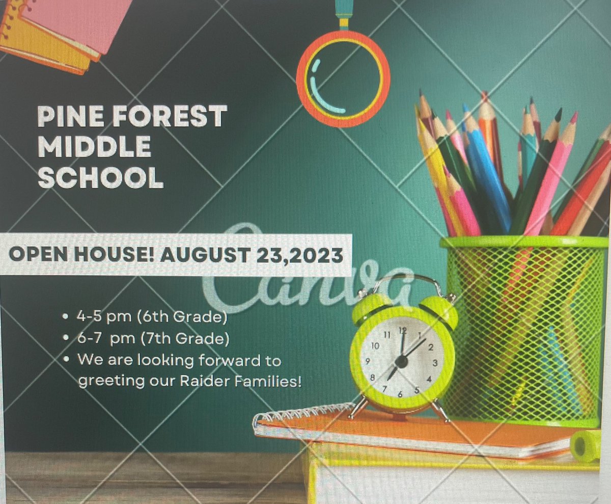 Pine Forest Middle School (@pfms13) on Twitter photo 