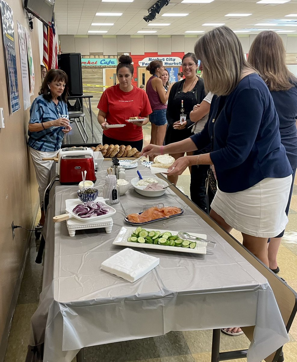 Our PTSA is the BEST! Thank you for hosting an AMAZING breakfast and for your continued support of our Rocket family. Parfaits, salmon, and French toast, oh my! 😋 <a href="/DrFritzler_OCPS/">Patricia Fritzler, Ed.D.</a> <a href="/OCPSnews/">ocpsnews</a>