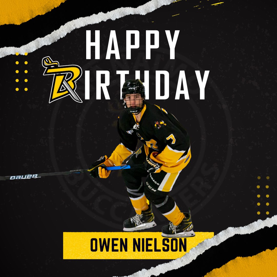 We would like to wish a happy birthday to #7 Owen Nielson! 
Happy 19th birthday Owen🥳
#GoBucsGo🏴‍☠️ #NewEra