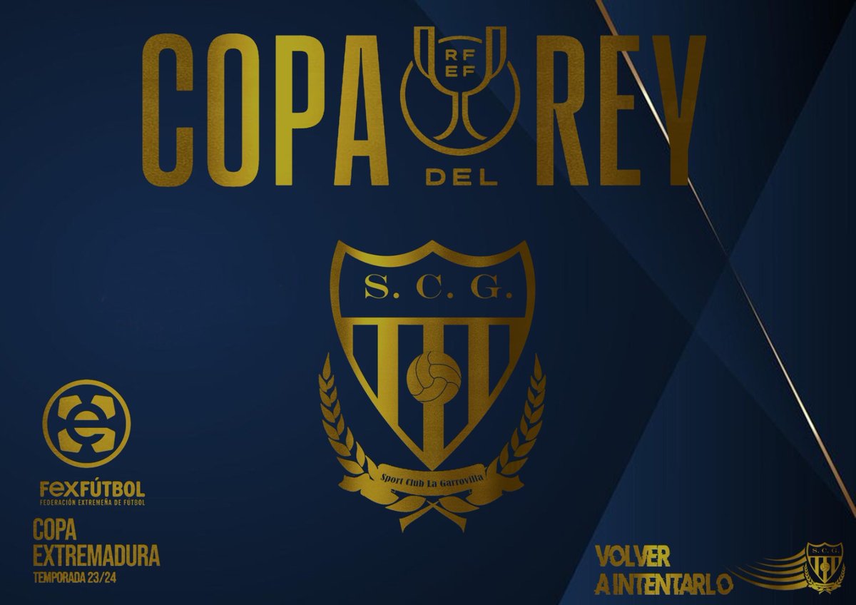 🔸LUCHAREMOS POR LLEGAR A LA COPA DEL REY

Nos hemos inscrito en la #CopaExtremadura, el nuevo torneo para clubes de Primera y Segunda Extremeña

🏆El campeón jugará la previa de la Copa del Rey

#VolverAIntentarlo 💙⚽️