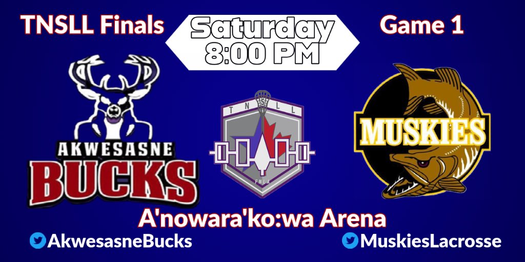 Akwesasne Bucks (@akwesasnebucks) on Twitter photo Akwesasne Bucks ready to host Game 1 of the <a href="/TNSLL/">3 Nations Lax League</a> Finals on Saturday!
qslltnsll.lacrosseshift.com/stats#/305/gam… #TNSLL Akwesasne Bucks ready to host Game 1 of the <a href="/TNSLL/">3 Nations Lax League</a> Finals on Saturday!
qslltnsll.lacrosseshift.com/stats#/305/gam… #TNSLL