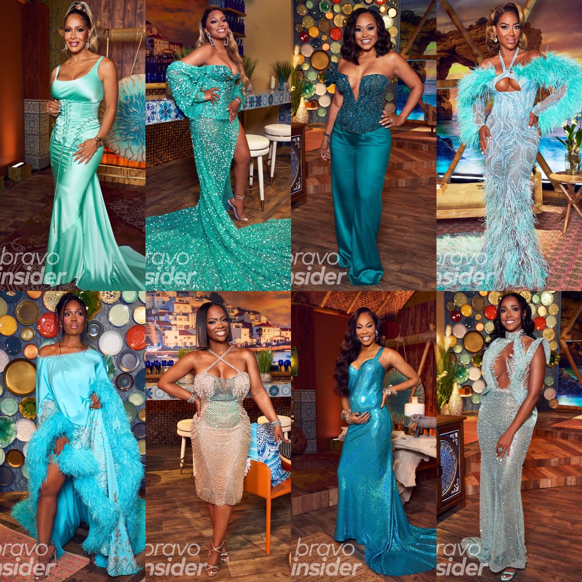 mefeater's tweet photo. #MEFDiscussions The ladies of #RHOA in Shades of Blue for their season 15 Reunion. Who slayed the most? ✨ https://t.co/C2GTRfe8mB
