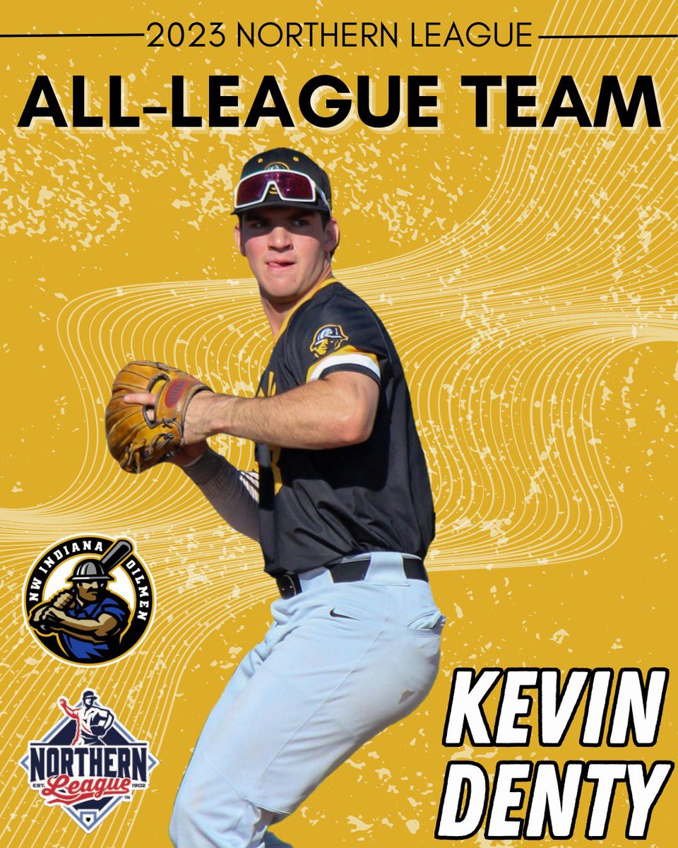 NWI Oilmen (@nwioilmen) on Twitter photo Congrats <a href="/kevindenty/">Kevin Denty</a> on being named to the 2023 Northern League All-League team!🥳
#NWIOilmen #Oilerup Congrats <a href="/kevindenty/">Kevin Denty</a> on being named to the 2023 Northern League All-League team!🥳
#NWIOilmen #Oilerup