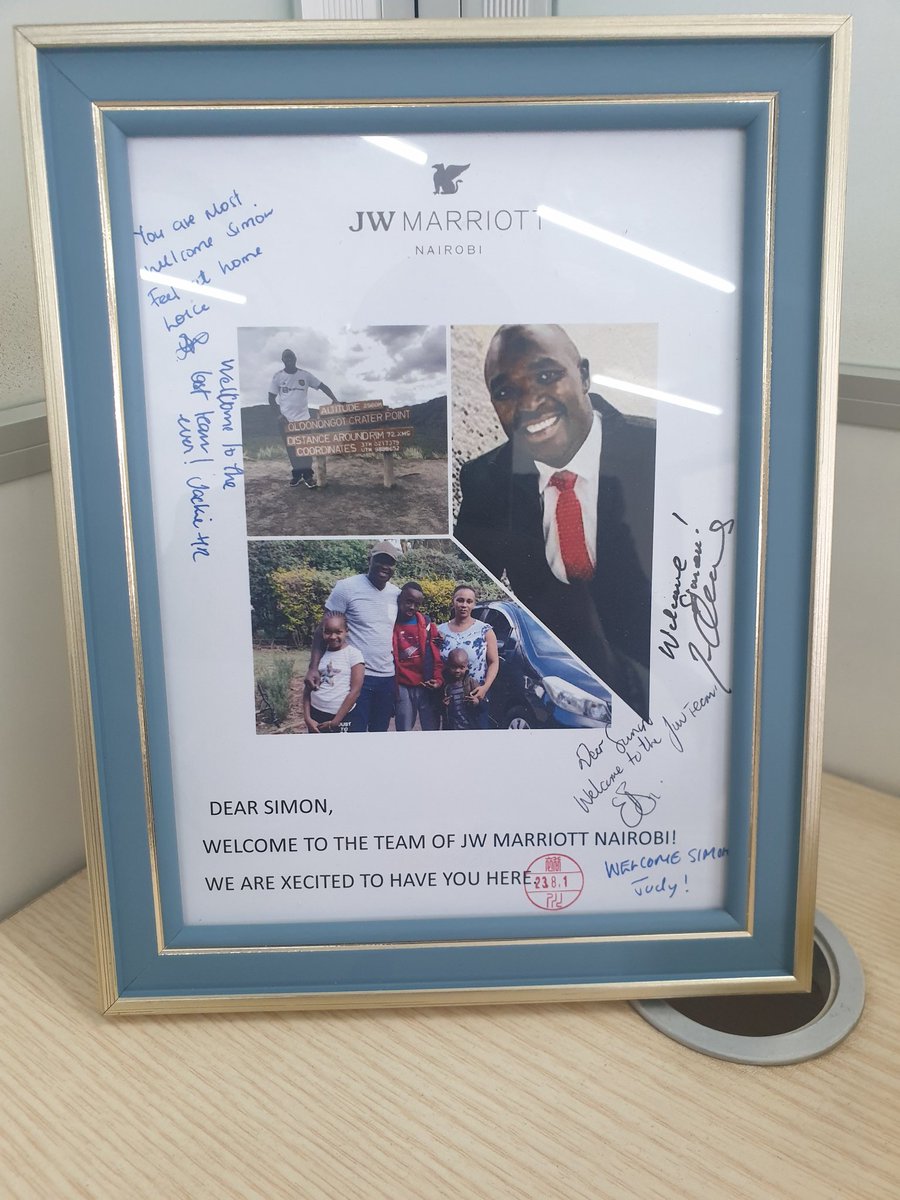 Simon_M_Mwangi's tweet photo. Happy to be part of the team that will make JW Marriott Nairobi the hotel choice in Kenya and Sub-Saharan Africa. https://t.co/o1vzRWQ8uJ