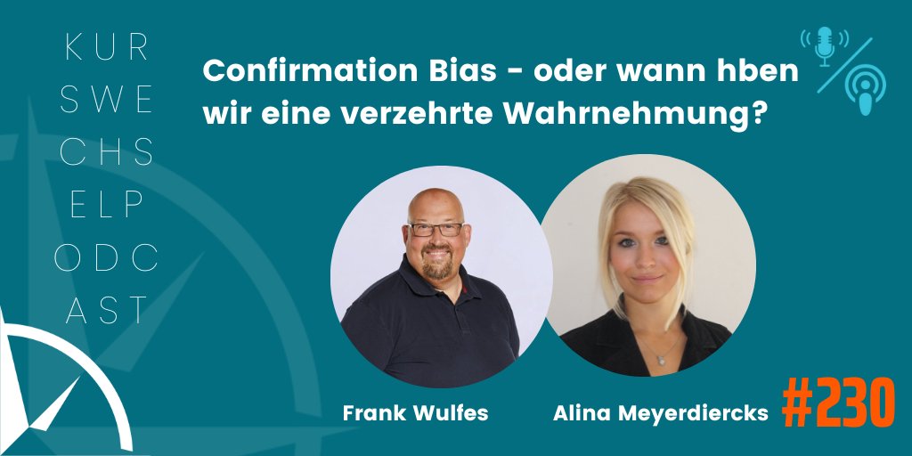 Unsere Wahrnehmung ist ständig verzehrt. 

im neuesten #kwpodcast sprechen die Kurswechsler Alina Meyerdiercks und <a href="/wucoco_info/">Frank Wulfes</a> über die Folgen, die das für Unternehmen hat. 

Hier geht es zur neuesten Episode: 

kurswechsel.jetzt/kategorie/podc…
