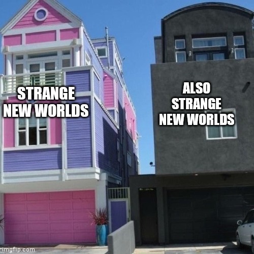 SophiePayne23's tweet photo. This seasons #StrangeNewWorlds be like https://t.co/KFpxgBmlwr