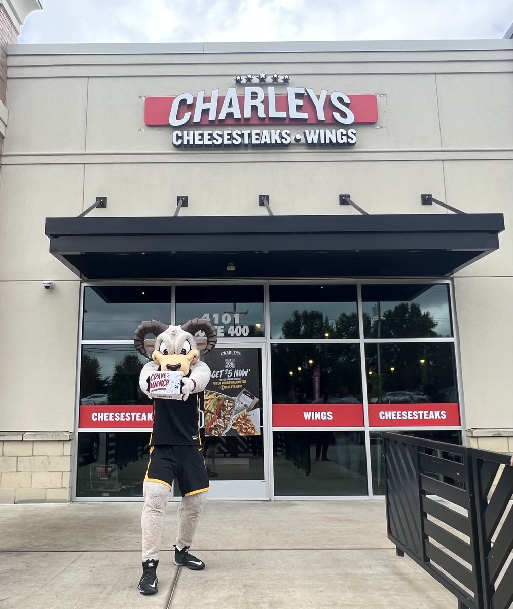 Rodney The Ram (@doublezerovcu) on Twitter photo My friends at <a href="/Charleys/">Charleys Cheesesteaks 🧀</a> have a grand opening this weekend and I'll be there! Come visit at 4101 Dominion Blvd in Glen Allen 🐏 #LetsGoVCU My friends at <a href="/Charleys/">Charleys Cheesesteaks 🧀</a> have a grand opening this weekend and I'll be there! Come visit at 4101 Dominion Blvd in Glen Allen 🐏 #LetsGoVCU