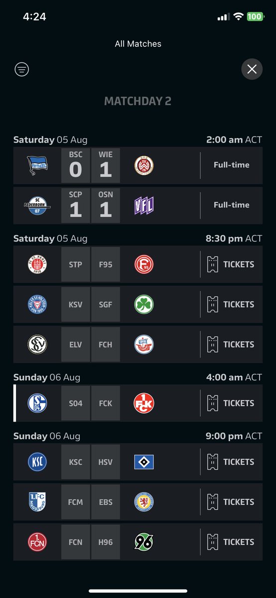 MatthewKaragich's tweet photo. Well wasn’t that something, Lasse Günther’s 92nd minute winner sees Wehen Wiesbaden win in the capital. Elsewhere Paderborn and Osnabrück share the points and get off the mark for this season
#BSCWIE
#SCPOSN https://t.co/YJx6nvRzV7