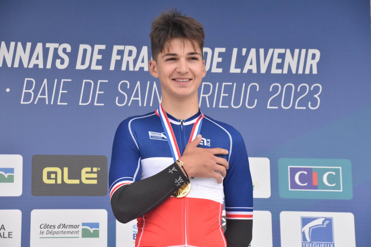PhilippePriser's tweet photo. Au cœur du sacre d’Eliott Boulet sur les championnats de France de l’Avenir https://t.co/qDebcgNuPC #Pledran https://t.co/4ge5Ge3CkJ