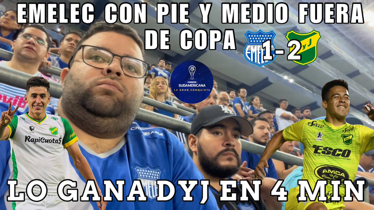 StalinMeza_Cse's tweet photo. Reaccionando con amigos al partido de:
- COPA SUDAMÉRICA
- OCTAVOS DE FINAL
- EMELEC🇪🇨 (1) DEFENSA Y JUSTICIA🇦🇷 (2)
- YA DISPONIBLE
- SOLO EN MI CANAL DE YOUTUBE:
https://t.co/kDoBKcpwGE
#Pasionyfutbol #copsudamericana #Ecuador #argentina #emelec #defensay justicia #Reaccion https://t.co/8hzzSurTDY