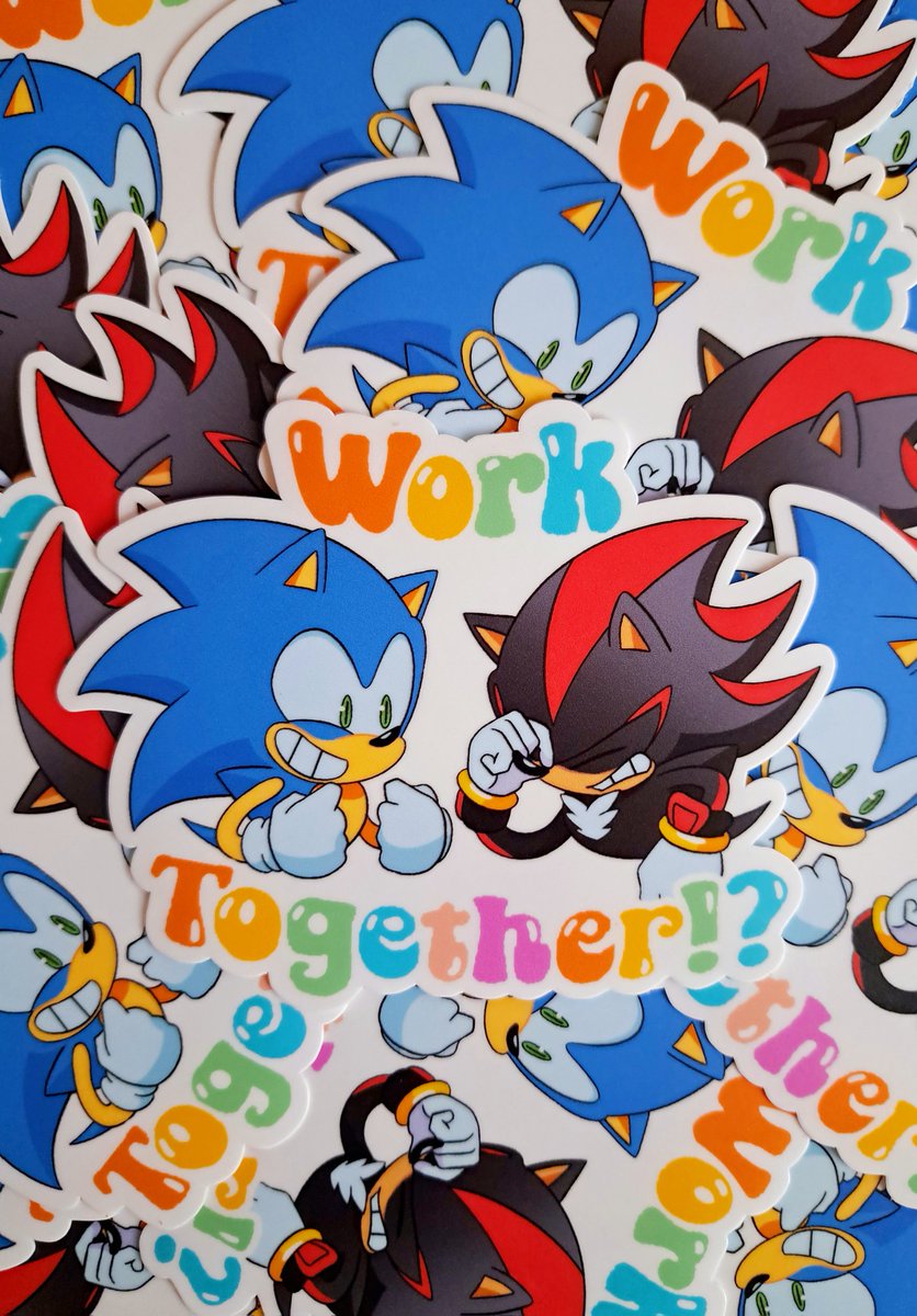 HubisCove's tweet photo. Sonadow (Sonic x Shadow) stickers are a COMING👀✨️

#Sonadow https://t.co/l4DZLIDzCq