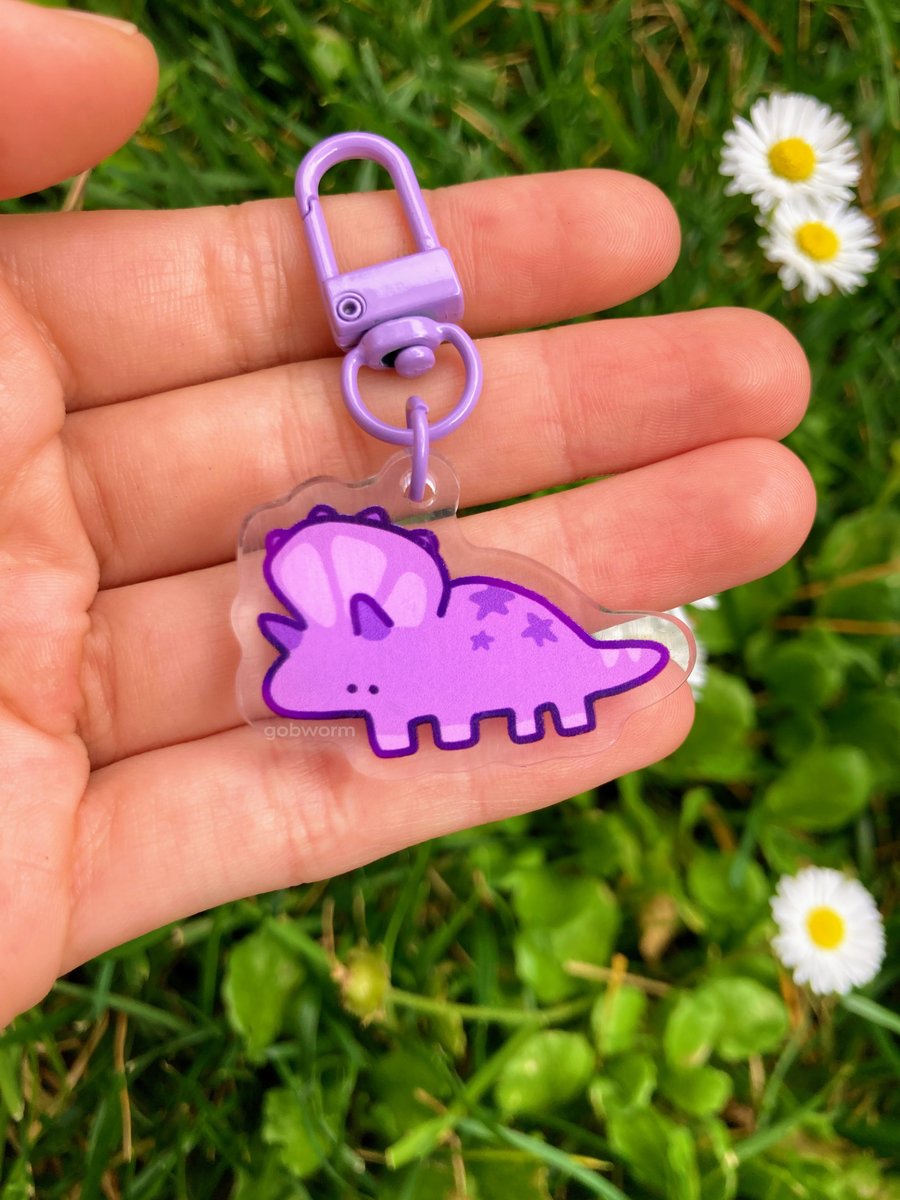 gobwormshop's tweet photo. new dino acrylic charms!! :3 https://t.co/coknwQttMK