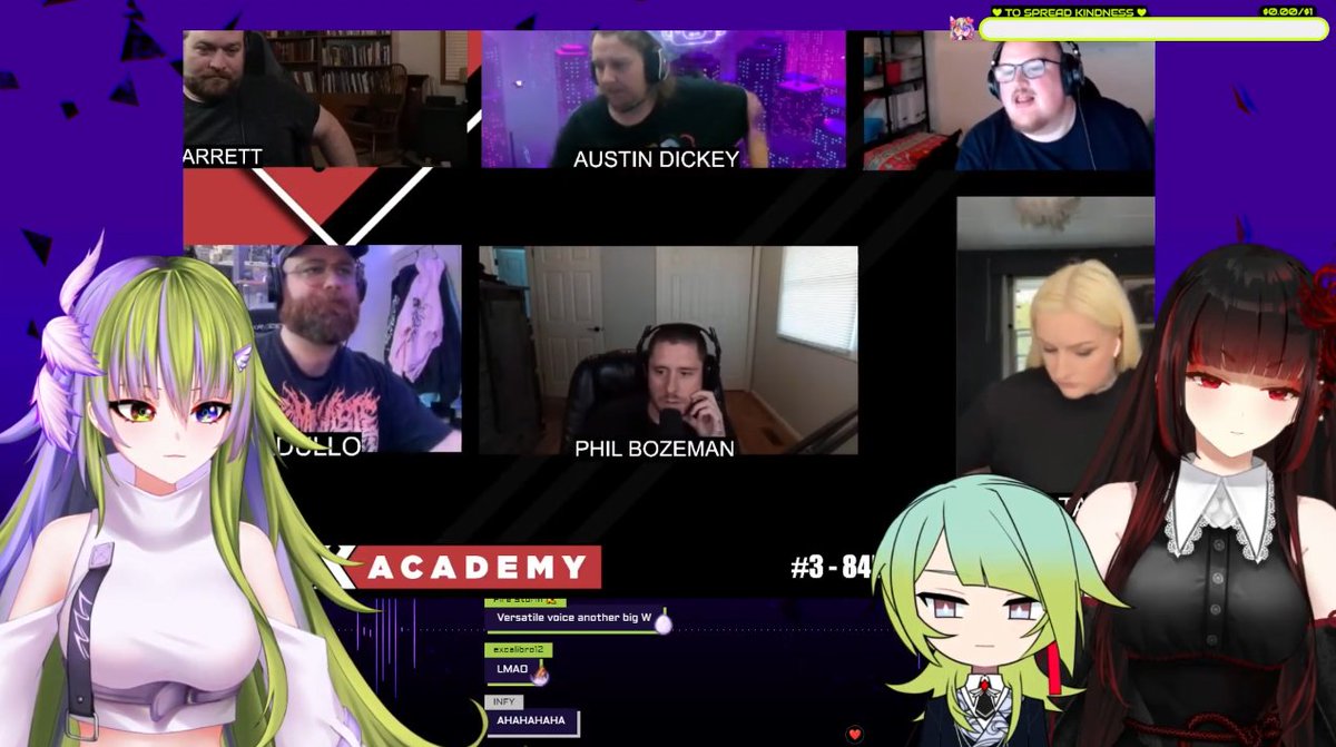 mitsui_jun's tweet photo. This is the weirdest crossover I've ever seen, metal musicians talking about what vtubers are.  

With the live reactions of Vtubers lmao. https://t.co/BbaOvD1cYj