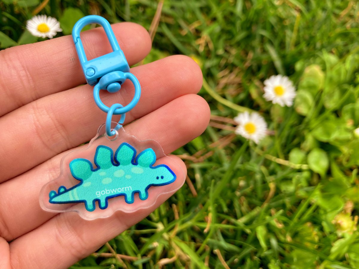 gobwormshop's tweet photo. new dino acrylic charms!! :3 https://t.co/coknwQttMK