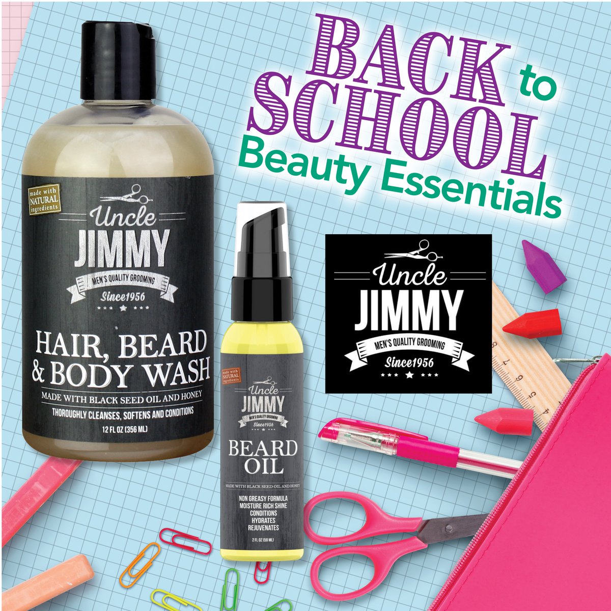 Drug_Mart's tweet image. Grab yourself some Uncle Jimmy products. Get the latest trends at your local Discount Drug Mart.
Check out here: bit.ly/451zRGc
#DDM #unclejimmy #backtoschool