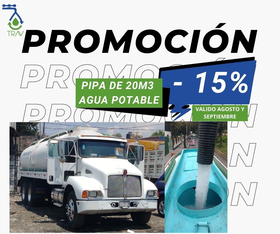 Servicio_TRAV's tweet photo. Aprovecha la promoción que tenemos para ti en la compra del servicio Cap.20mil litros de agua potable. Solo durante Agosto y Septiembre 2023.
WhatsApp 557212 3857. https://t.co/mrSqcPIqG2