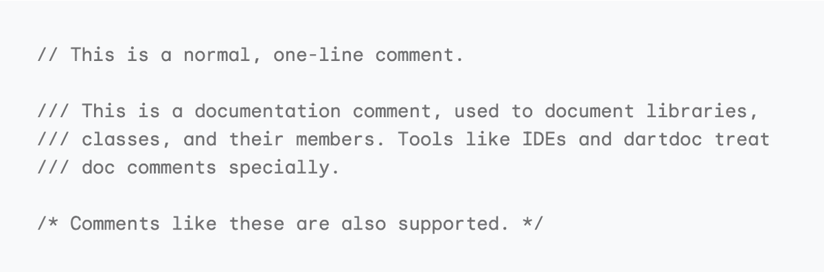 FlutterDev's tweet photo. New to Dart? 🎯

Get a brief introduction to @dart_lang through samples of its main features. → https://t.co/RHQKuu11j5 https://t.co/TOQexvmvlL