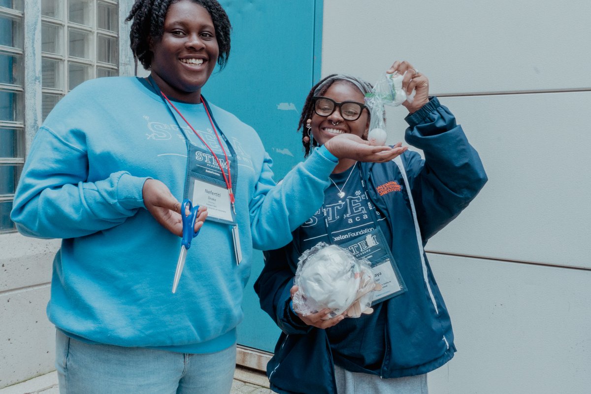 Exelon's tweet photo. The #ExelonFoundationSTEMAcademy @UofMaryland  is wrapping up with lessons in out-of-the-box thinking, shared experiences from leadership, &amp; a trip to Calvert Cliffs Nuclear Power Plant. Thank you to all the leaders who inspired our scholars. @MyBGE @PepcoConnect @FrontlineGig https://t.co/xbBpwrf6S5