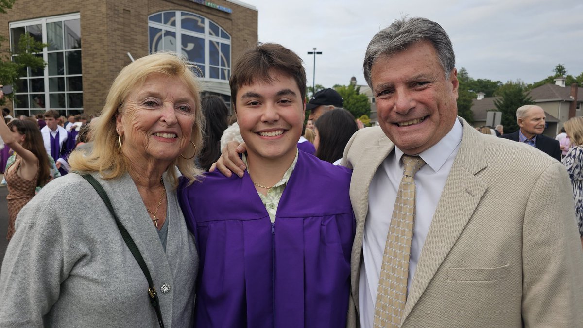 RFH Graduation piC w gram and gramp #prouddad #hsgraduation