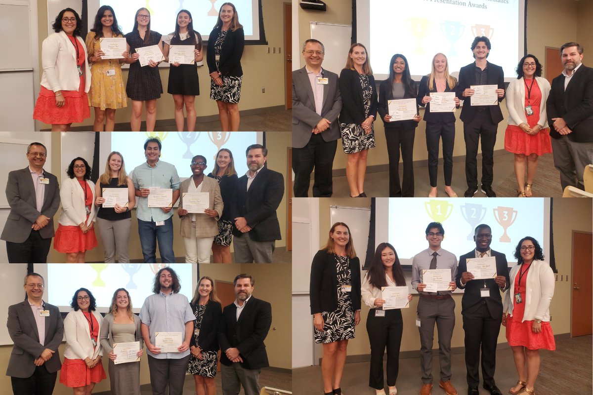 And congratulations to our REU Symposium 'Best Presentation' winners! We are so proud of their achievements this summer 👏🏆
#REU #NSF #NIH #BME #Informatics @WFBMI