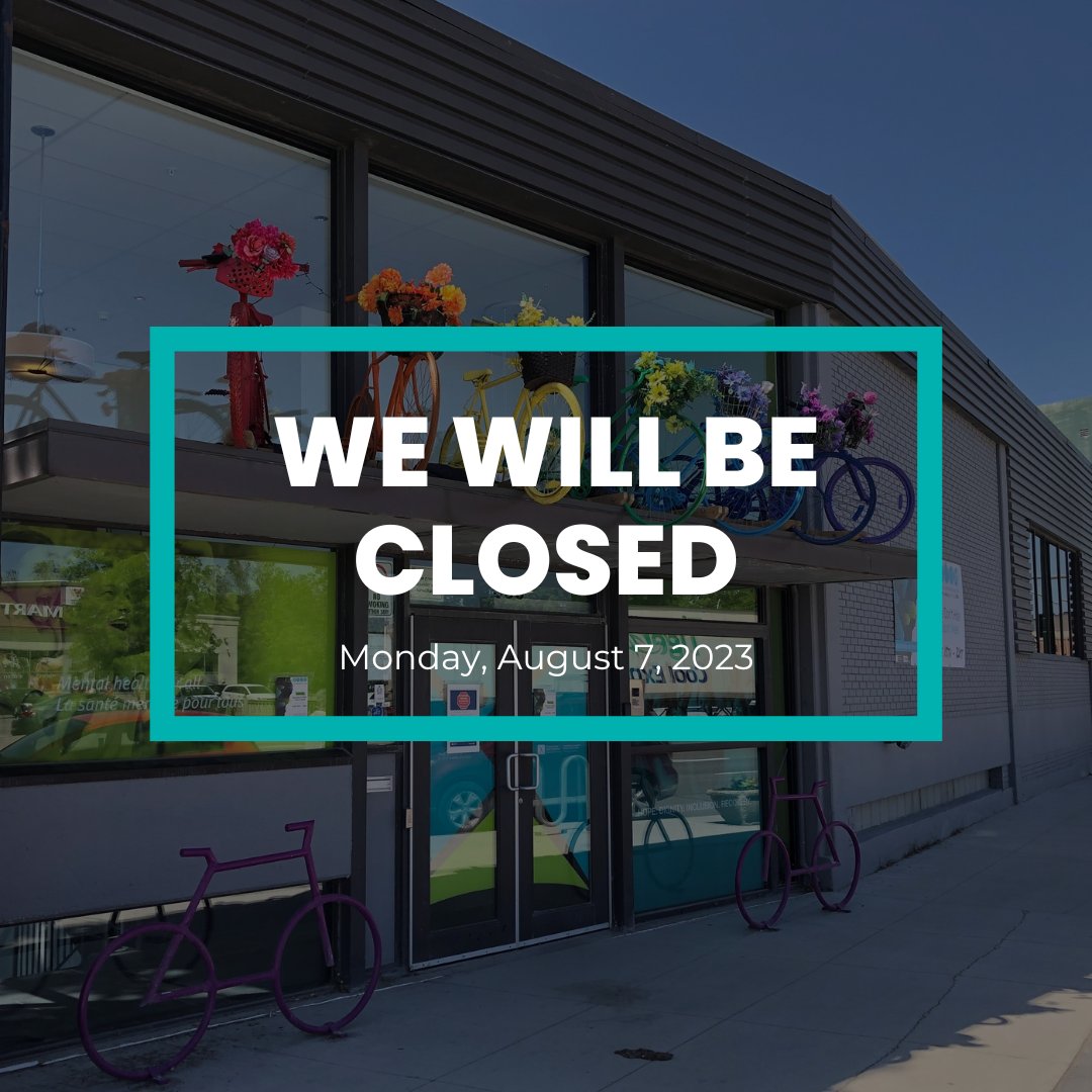 CMHA Manitoba and Winnipeg will be closed Monday, August 7th, for the long weekend! Enjoy the sun, and we look forward to seeing you all again on Tuesday, August 8th!