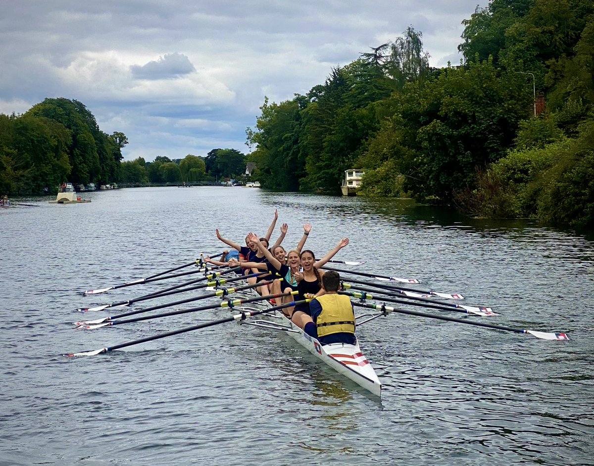 PangCollRowing's tweet photo. Week 2 of the Pangbourne Summer Rowing Camps is complete! Another fun filled week of progress and improvement. Well done to rowers and big thanks to the coaches. Enjoy the rest of the summer! #PangCollRowing #SummerCamp https://t.co/SM5uIHAptb
