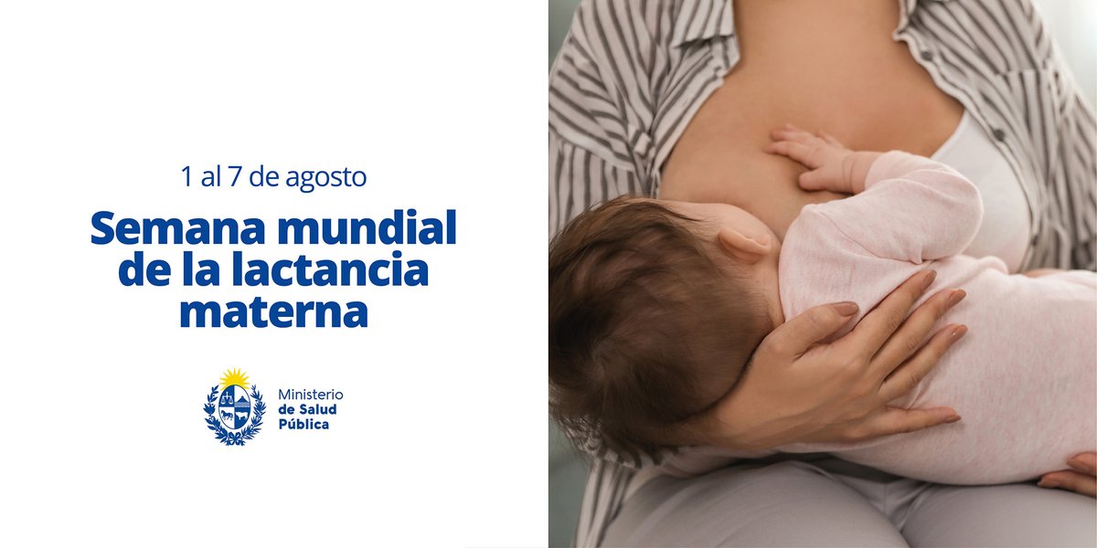 El MSP invita a la actividad que se realizará en el marco de la Semana de la Lactancia con el lema: “Amamantar y trabajar: ¡hagamos que sea posible!”.

📅 Lunes 7 de agosto
🕚 11.00h
💻 Trasmisión en vivo por el canal de YouTube: youtube.com/user/comunicac…