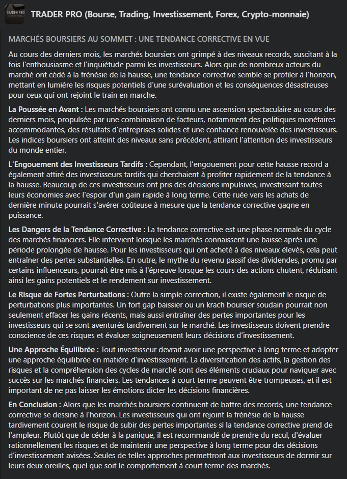 fabien_royere's tweet image. 📈🔄 Les acheteurs de dernière minute qui s&apos;emparent des records du marché jouent avec le feu. Les montées rapides peuvent cacher des abîmes de risques, et les pertes qui en découlent peuvent être considérables. 💼🔐 #Investissement #PrudenceFinancière