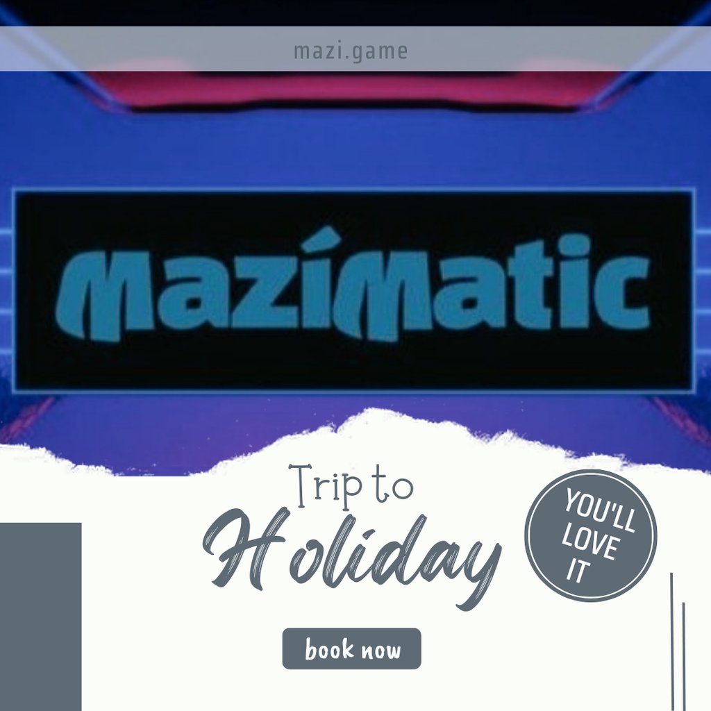 Hey guys.. 👋👋
Check out Mazi Trip, an accurate place to book trips and a perfect Trip planner for each and everyone.
           But, initially they gonna start with hotel bookings, flights ✈️ and car rentals too.

#MaziTrips #mazimatic #mazi #saitama #trip #Tripplanner