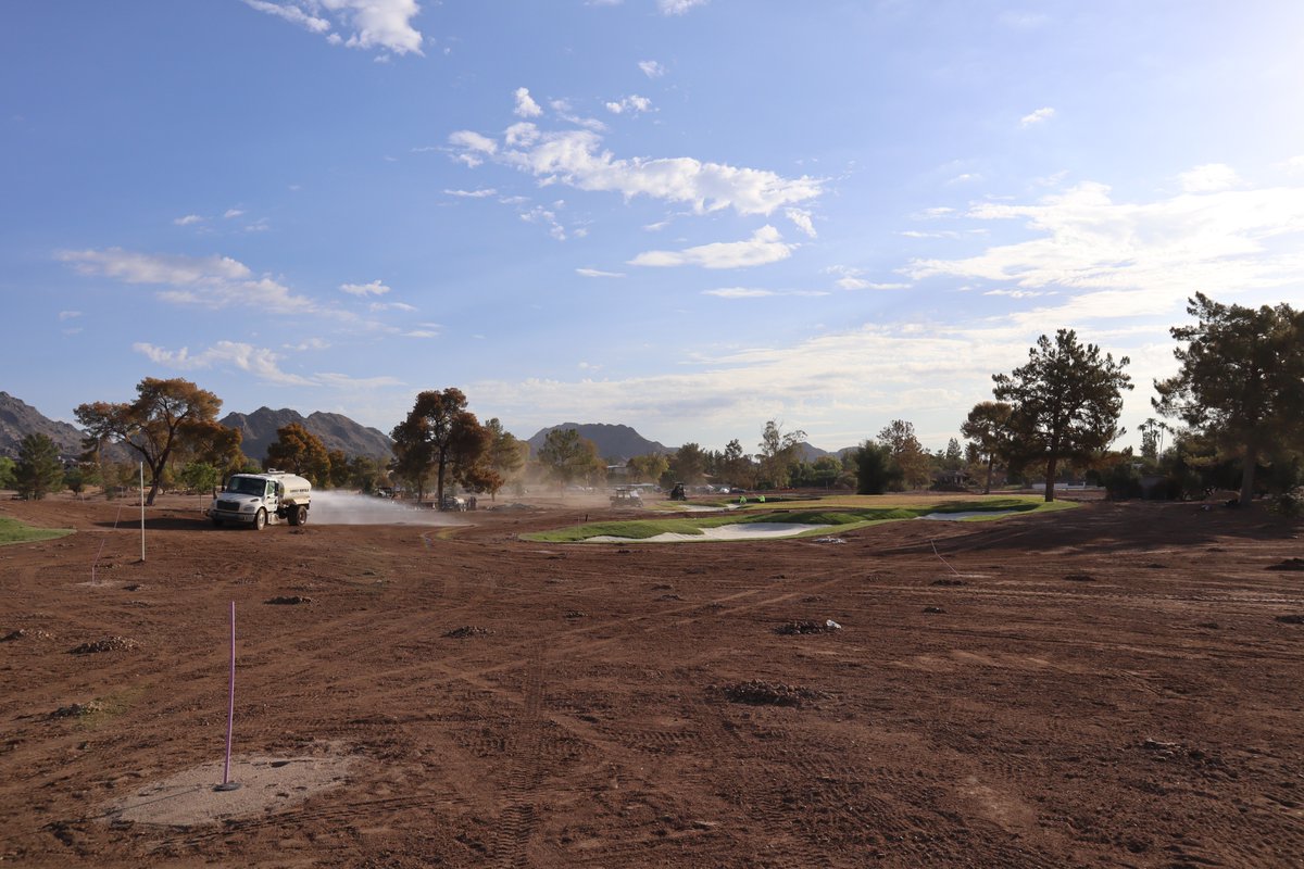 PTI_Golf_Const's tweet photo. "If you build it, they will come." PTI Golf Construction is off to work on the beautiful Adobe Course at the Arizona Biltmore Golf Club in Phoenix, AZ. The vision is made and now it is time to bring it to life. https://t.co/CBZEQzntCc