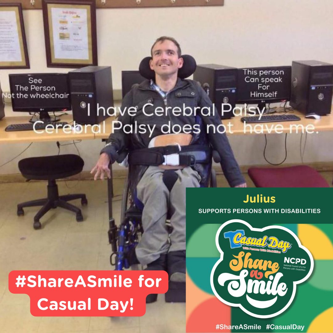 JuliusVanderWat's tweet photo. Share a Smile with me and make a difference in the lives of people who have disabilities. use this link to purchase your own personalized @CasualDay_SA digital sticker and lots more Casual Day  Merchandise by using this link: https://t.co/MuCVa3Z9Ck
Share this with your followers https://t.co/VDGa4SYUUD