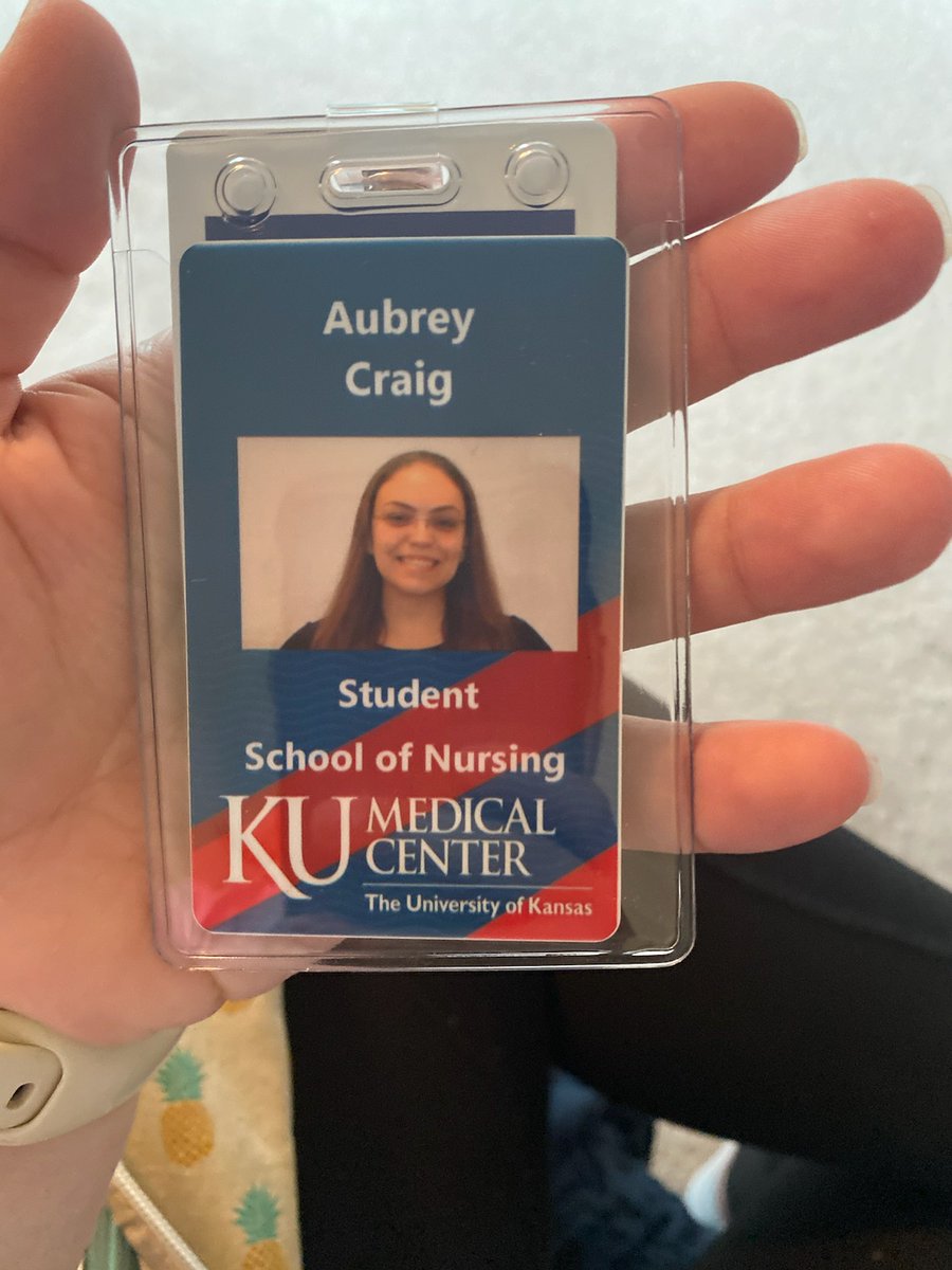 CoachACraig's tweet image. Today, my oldest daughter got her official #kumed nursing school I.D. She has always done it right.  And, with that mindset and hard work, her schooling is not going to cost as much because of the $$ her scholarship gave her!!!! I couldn't be a more proud father! @KUMedCenter