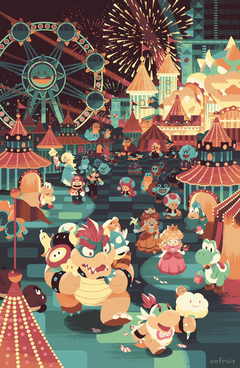 welcome to bowser land 🎡🐢🎪 #BowserDay