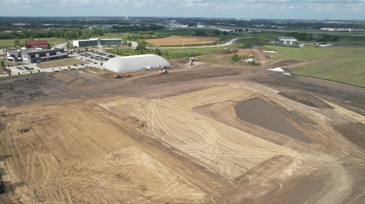 Story Construction making awesome progress on the new Alliant Energy Ag Innovation Lab at the Iowa State University Research Park!  

You can start to see the outline of the office and high bays which will help continue to grow Ag Tech Innovation here in Iowa.