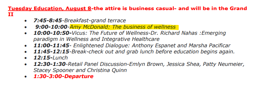 Amy McDonald, CEO and Founder of Under a Tree, will speak about the "Business of Wellness" at the Spa Peeps Gathering in Utah on August 8.

We are grateful to Spa Peeps Gathering for providing us with this fantastic and unforgettable opportunity.

#underatree #uat #spapeeps