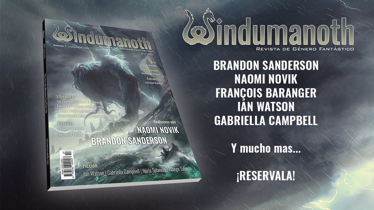 Windumanoth's tweet photo. El creador del Cosmere nos atendió en exclusiva para nuestro número 7 y nos habló de sus duros comienzos, lo que aprendió en estos años, de donde surge su inspiración, su impresionante ritmo de publicación y mucho más. Aquí más contenido del N7: https://t.co/oY8WzDtouk https://t.co/HLWuGVtH8T