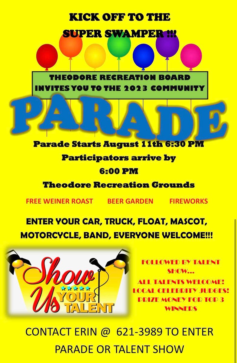 TheodoreBuffs's tweet photo. Coming up next weekend! Come down to Theodore, should be a great time. #theodore #sask #smalltown #swamper #mudbogs #parade #fireworks https://t.co/24Z3UirsPu
