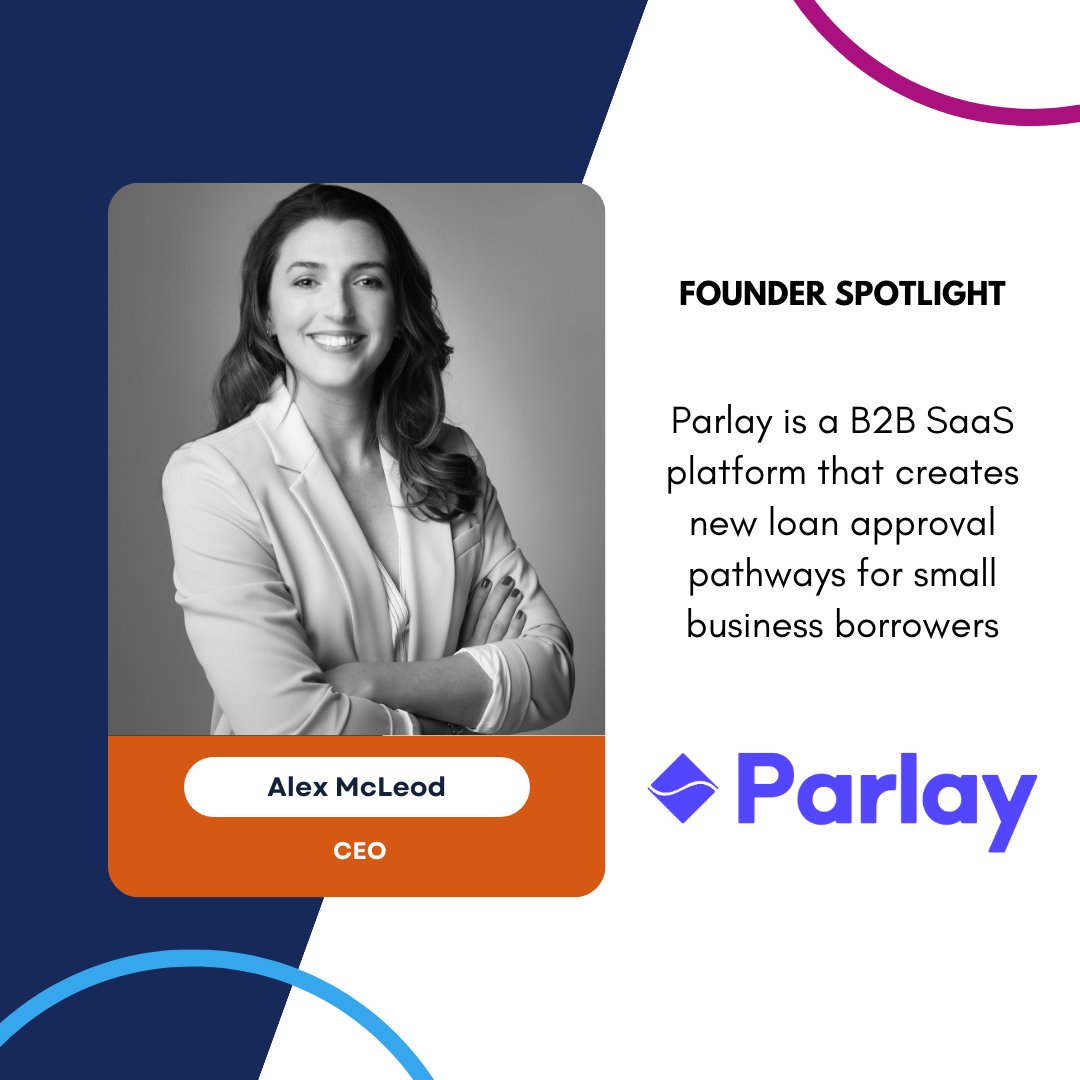 Meet WFN 2023 Fast Pitch Finalist Alex McLeod, CEO of Parlay, a B2B SaaS platform that creates new loan approval pathways for small business borrowers and generates unique alternative creditworthiness scoring based on applicant progress. parlay.finance