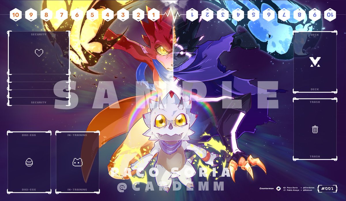 Cardemm's tweet photo. New pinned tweet! Hi, I'm Paco. I'm a digital artist, an UX/UI designer and a video game aficionado. Lately I've been drawing A LOT of Digimon, as shown below. https://t.co/LbJb1ZXzXK