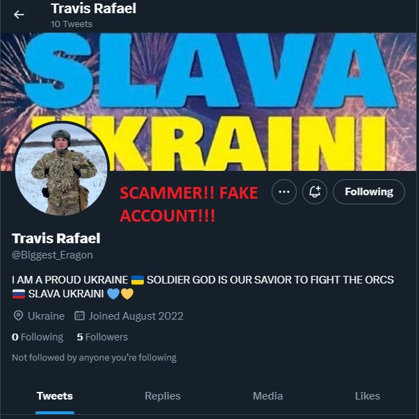 CynlandNS's tweet image. 🛑 Scam Alert! #warscam
 
TwitterID: 

Scammer stole picture from: