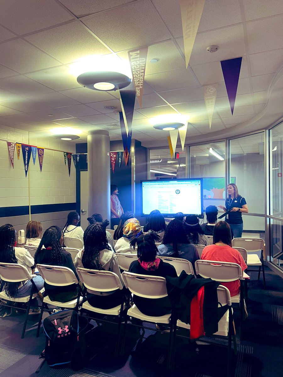 We Always Appreicate <a href="/StephanieBosti7/">Stephanie Bostick, Ed.D, NBCT</a> &amp; Mrs. Rice, With Our Career &amp; Counseling Center, Taking Time To Talk To Our Girls About Academics &amp; Their Future! #building