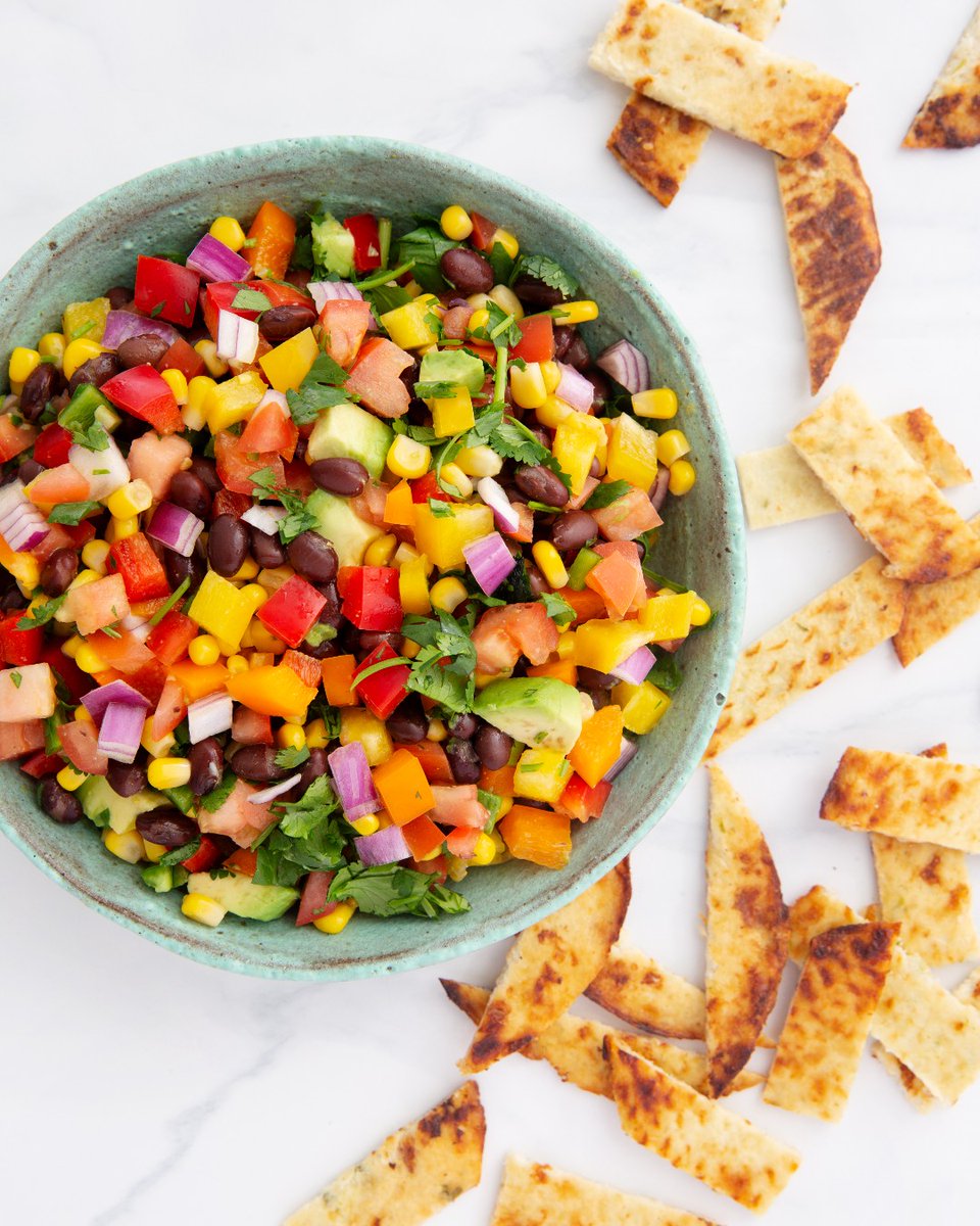 Get your taste buds dancing with this delightful fruit salsa! Perfectly sweet, tangy, and refreshing – it's the ultimate summer party treat🍍🥭🍉  Our crusts or flatbreads make the perfect chips for dipping!