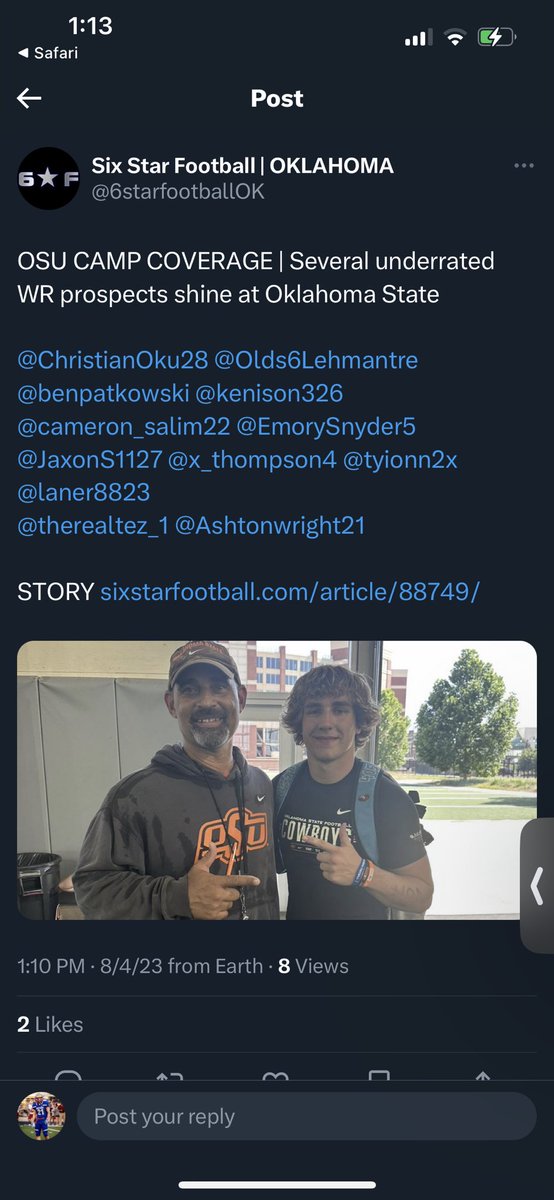 Ashtonwright21's tweet photo. Thank you for the write up @6starfootballOK 

More** https://t.co/k5qIjjsrUJ