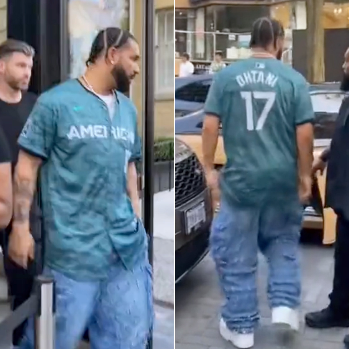 MLB Life on X: Drake out here wearing Shohei Ohtani's All-Star jersey 👀   / X